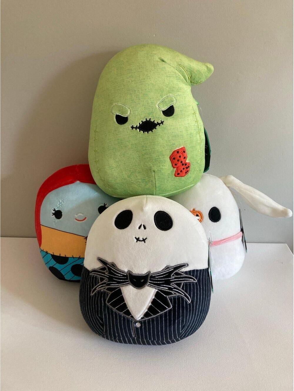 Lot of 4 Disney Nightmare Before Christmas Squishmallows